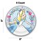 8 Count. Alice in Wonderland Pastel Floral Paper Dinner Plates 9" Birthday Party Plates